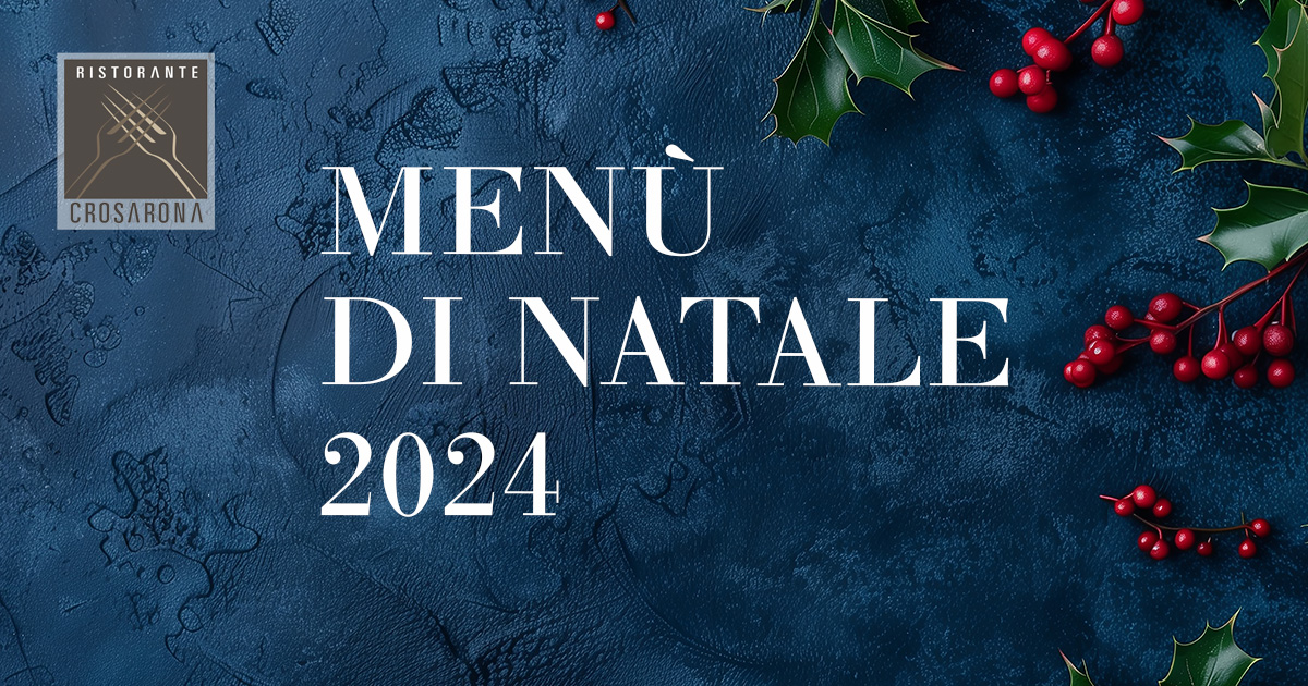 Crosarona menu Natale 23